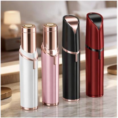 Depilador elétrico portátil com USB e duas cabeças para remoção de pelos da Vapto